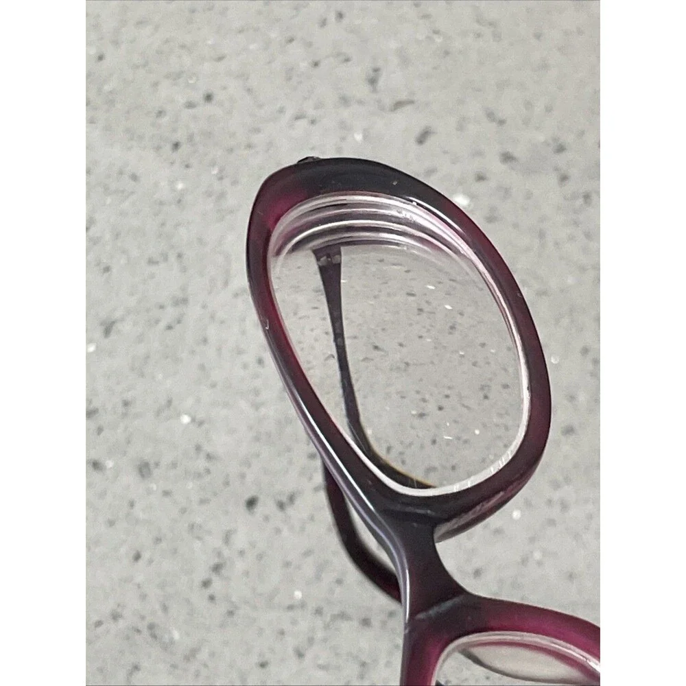 Originale JONES NEW YORK J208 Eyeglasses Frames ONLY PLUM 48-16-135